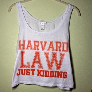 Not So Legally Blonde Crop Top